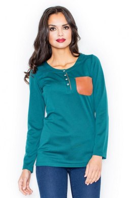 Bluzka Model M156 Green - Figl Figl