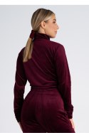 Bluza Damska Model M967 Bordo - Figl Figl Bluza Damska Model M967 Bordo - Figl Figl