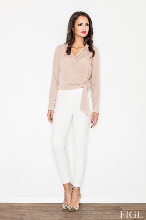 Bluzka M432 Beige - Figl Figl Bluzka M432 Beige - Figl Figl