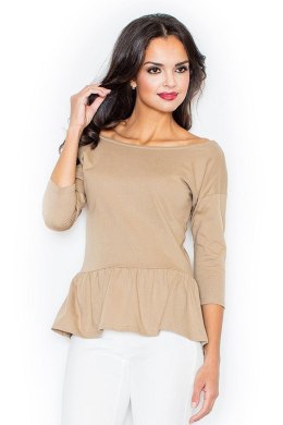 Bluzka Model 233 Beige - Figl Figl