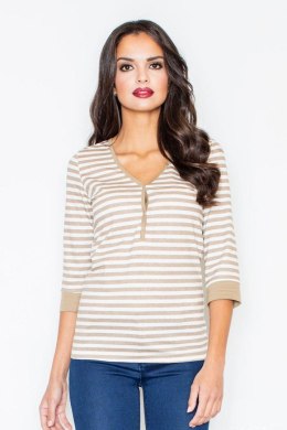 Bluzka Model 289 Beige - Figl Figl