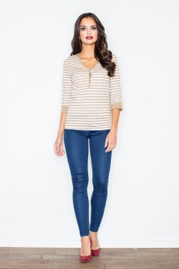 Bluzka Model 289 Beige - Figl Figl