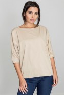 Bluzka Model M563 Beige - Figl Figl Bluzka Model M563 Beige - Figl Figl