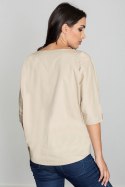 Bluzka Model M563 Beige - Figl Figl Bluzka Model M563 Beige - Figl Figl