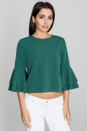 Bluzka Model M565 Green - Figl Figl Bluzka Model M565 Green - Figl Figl