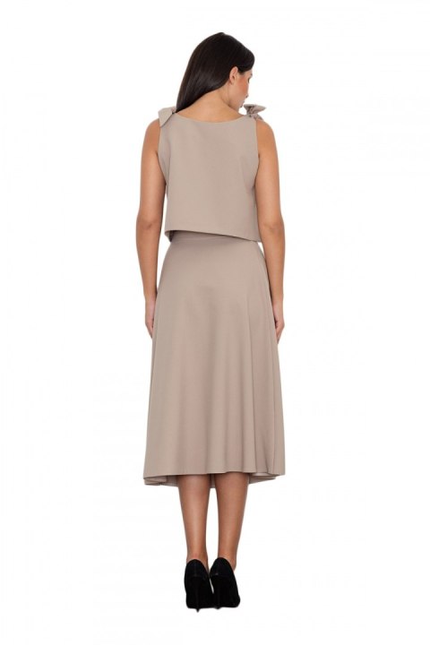 Spódnica Komplet Model M578 Beige - Figl Figl Spódnica Komplet Model M578 Beige - Figl Figl