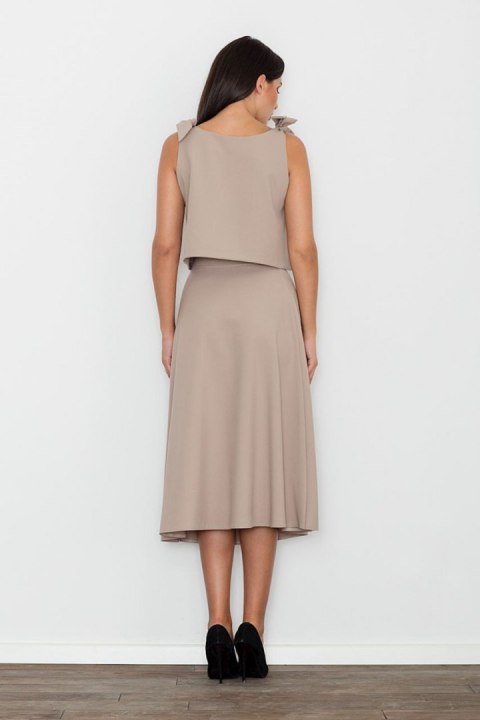 Spódnica Komplet Model M578 Beige - Figl Figl Spódnica Komplet Model M578 Beige - Figl Figl