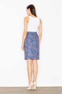 Spódnica Model M516 Wzór 32 Navy - Figl Figl Spódnica Model M516 Wzór 32 Navy - Figl Figl