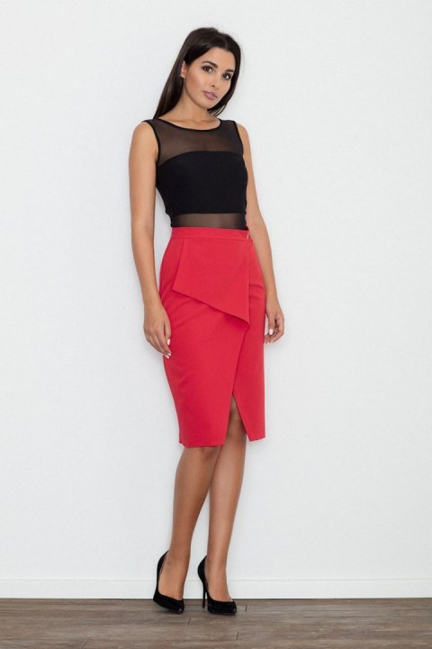 Spódnica Model M559 Red - Figl Figl Spódnica Model M559 Red - Figl Figl