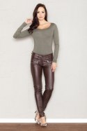 Spodnie Damskie Model 361 Brown - Figl Figl
