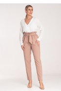 Spodnie Damskie Model M1072 Beige - Figl Figl Spodnie Damskie Model M1072 Beige - Figl Figl