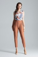 Spodnie Damskie Model M676 Brown - Figl Figl Spodnie Damskie Model M676 Brown - Figl Figl