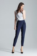 Spodnie Damskie Model M676 Navy - Figl Figl Spodnie Damskie Model M676 Navy - Figl Figl