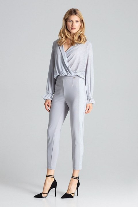 Spodnie Damskie Model M689 Grey - Figl Figl Spodnie Damskie Model M689 Grey - Figl Figl