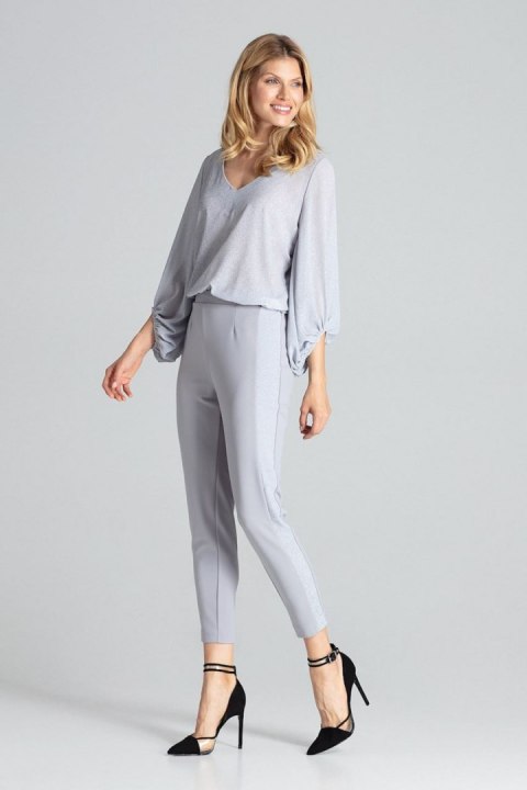 Spodnie Damskie Model M689 Grey - Figl Figl Spodnie Damskie Model M689 Grey - Figl Figl