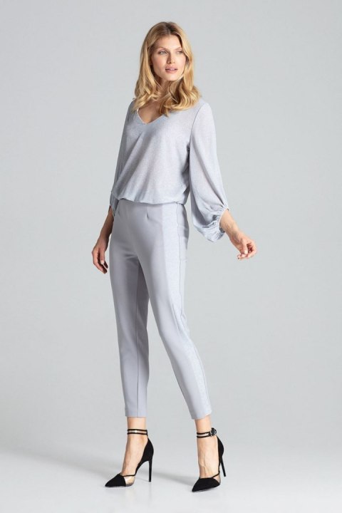 Spodnie Damskie Model M689 Grey - Figl Figl Spodnie Damskie Model M689 Grey - Figl Figl