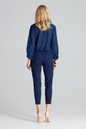 Spodnie Damskie Model M689 Navy - Figl Figl Spodnie Damskie Model M689 Navy - Figl Figl