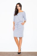 Sukienka Model 203 Grey - Figl Figl Sukienka Model 203 Grey - Figl Figl