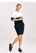 Sukienka Model M1028 Black/Ecru - Figl Figl Sukienka Model M1028 Black/Ecru - Figl Figl