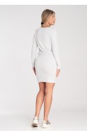 Sukienka Model M1049 Light Grey - Figl Figl Sukienka Model M1049 Light Grey - Figl Figl
