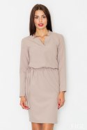Sukienka Model M533 Beige - Figl Figl Sukienka Model M533 Beige - Figl Figl