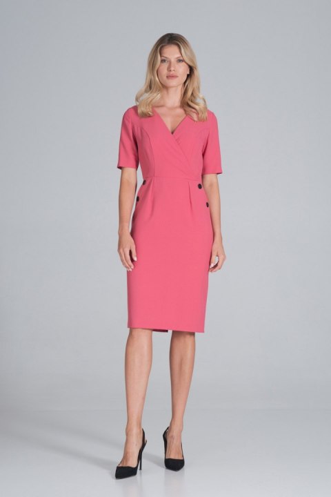Sukienka Model M851 Coral - Figl Figl Sukienka Model M851 Coral - Figl Figl