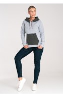 Bluza Damska Model M1045 Dark Grey - Figl Figl Bluza Damska Model M1045 Dark Grey - Figl Figl