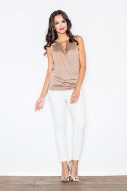 Bluzka Model 337 Beige - Figl Figl