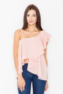 Bluzka Model M479 Light Pink - Figl Figl Bluzka Model M479 Light Pink - Figl Figl