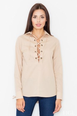 Bluzka Model M494 Beige - Figl Figl