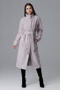 Płaszcz Damski Model M624 Beige - Figl Figl Płaszcz Damski Model M624 Beige - Figl Figl