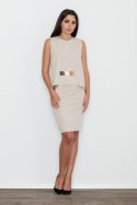 Spódnica Komplet Model M584 Beige - Figl Figl Spódnica Komplet Model M584 Beige - Figl Figl