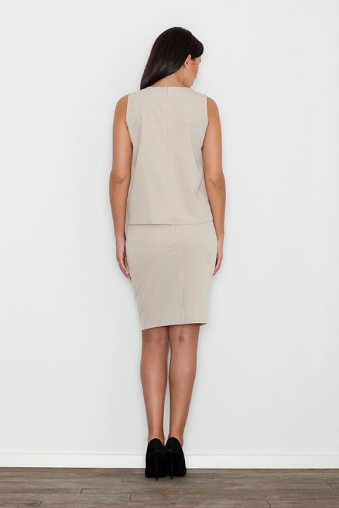 Spódnica Komplet Model M584 Beige - Figl Figl Spódnica Komplet Model M584 Beige - Figl Figl