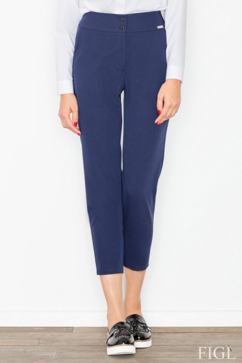Spodnie Damskie Model M529 Navy - Figl Figl Spodnie Damskie Model M529 Navy - Figl Figl