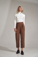 Spodnie Damskie Model M720 Brown - Figl Figl Spodnie Damskie Model M720 Brown - Figl Figl
