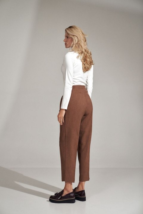 Spodnie Damskie Model M720 Brown - Figl Figl Spodnie Damskie Model M720 Brown - Figl Figl