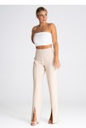 Spodnie Damskie Model M955 Beige - Figl Figl Spodnie Damskie Model M955 Beige - Figl Figl