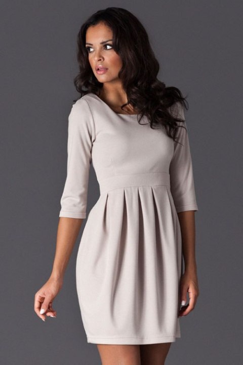 Sukienka Model 122 Beige - Figl Figl Sukienka Model 122 Beige - Figl Figl