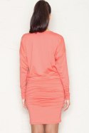 Sukienka Model 343 Coral - Figl Figl Sukienka Model 343 Coral - Figl Figl