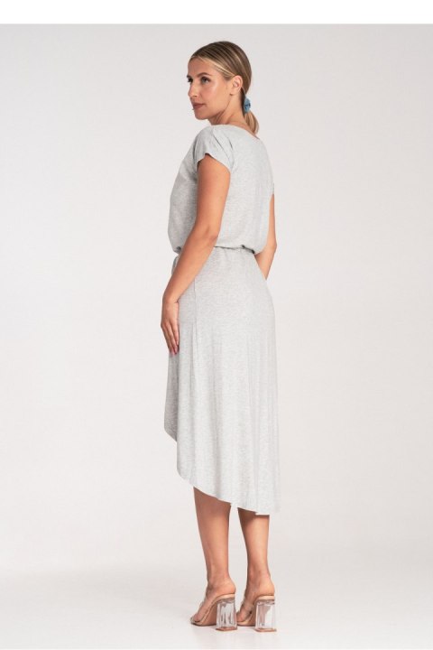Sukienka Model M1041 Grey Melange - Figl Figl Sukienka Model M1041 Grey Melange - Figl Figl