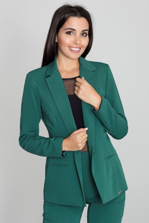 Żakiet Model M562 Green - Figl Figl Żakiet Model M562 Green - Figl Figl