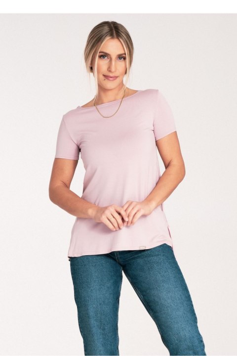 Bluzka Model M1051 Pink - Figl Figl Bluzka Model M1051 Pink - Figl Figl