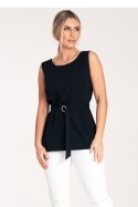 Bluzka Model M1071 Navy - Figl Figl Bluzka Model M1071 Navy - Figl Figl