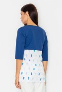 Bluzka Model M525 Navy - Figl Figl Bluzka Model M525 Navy - Figl Figl