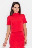 Bluzka Model M542 Red - Figl Figl Bluzka Model M542 Red - Figl Figl