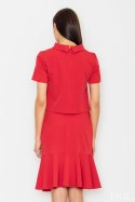 Bluzka Model M542 Red - Figl Figl Bluzka Model M542 Red - Figl Figl