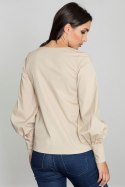 Bluzka Model M561 Beige - Figl Figl Bluzka Model M561 Beige - Figl Figl