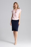 Bluzka Model M652 Pink - Figl Figl Bluzka Model M652 Pink - Figl Figl