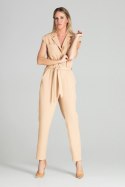 Kombinezon Damski Model M695 Beige - Figl Figl Kombinezon Damski Model M695 Beige - Figl Figl