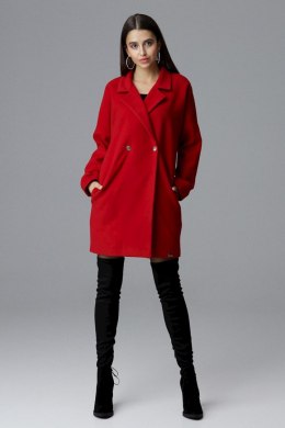 Płaszcz Damski Model M625 Red - Figl Figl